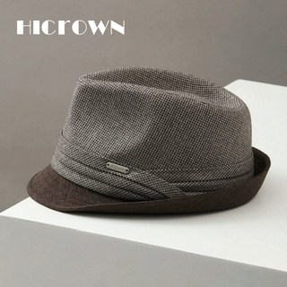 New Style Jazz Hat for Men, Gentleman, Middle-Aged and Elderly, Small Brim, Cool and Stylish, European and American British Casual, Large Head Circumference