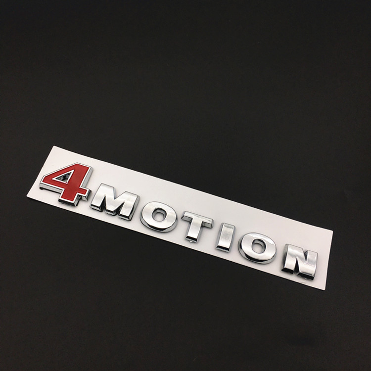 Fox four-wheel drive standard new TiguanL Wei Lan Magotan Golf CC rear tail standard 4MOTION modified car sticker