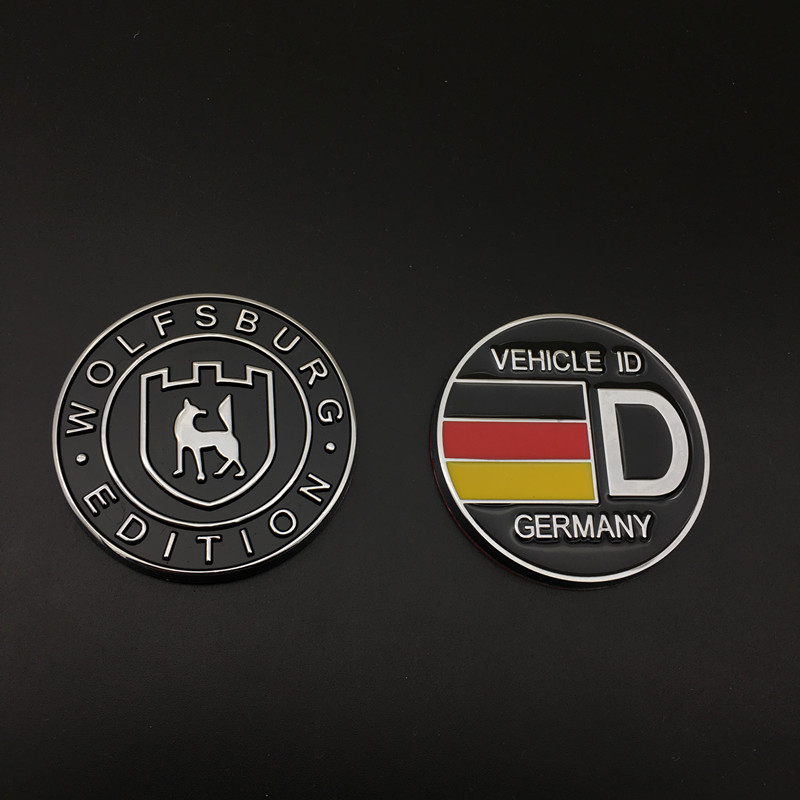 German Fox Wolf car stickers totemic car Pets Golf Metwite Tiguan speed Tempat Passat Decorative Sticker