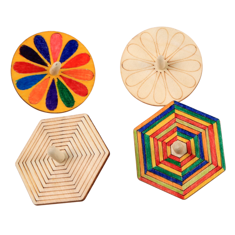 White billet diy natural color flower top children's painting graffiti painting handmade DIY kindergarten creative art materials