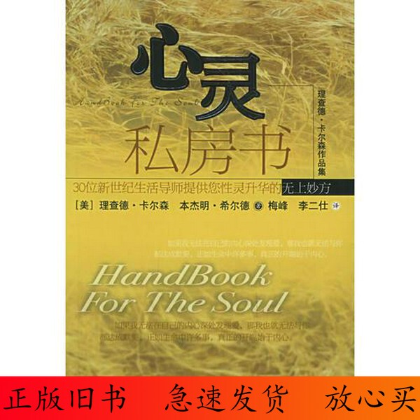 90% New / Collection of Works by Richard Carlson: Soul Prescriptions (Single Book in Set)