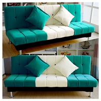 Đơn giản kéo ra giường sofa đa chức năng dual-mục đích gia đình nhỏ ba phòng khách 1,8 mét đơn và đôi nhỏ vải beanbag - Ghế sô pha sofa giường kéo