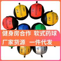 Gym medicine ball yoga soft training balance wall ball gravity non-elastic household weight-bearing equipment for men and women personal training