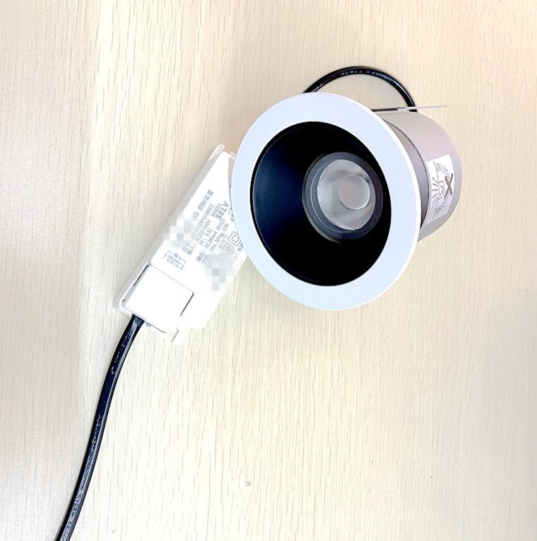 Aup Lighting Anti-glare Drum Spotlight without main lamp Deep hidden series H0109015 2030 matt black nickel light