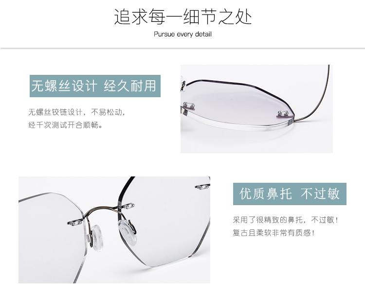 Montures de lunettes en Titane pur - Ref 3141237 Image 22