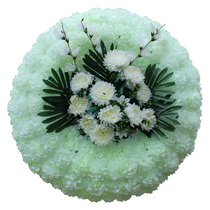 Simulation of the flower sacrifice decoration flowers at the Qing Ming Flower Home of the 80 cm arch wreath