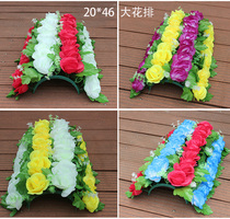 Silk Flowers Rose Rows Flowers Electronic Wreath Car Wreaths Adorned Flowers emulated flower Arches Flower columns Flower Wall to put flower platoon