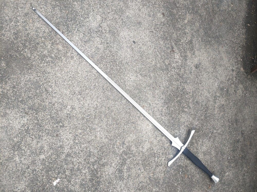 Wuwu workshop roll head without blade steel two-handed sword HEMA soldier strike feder fertile