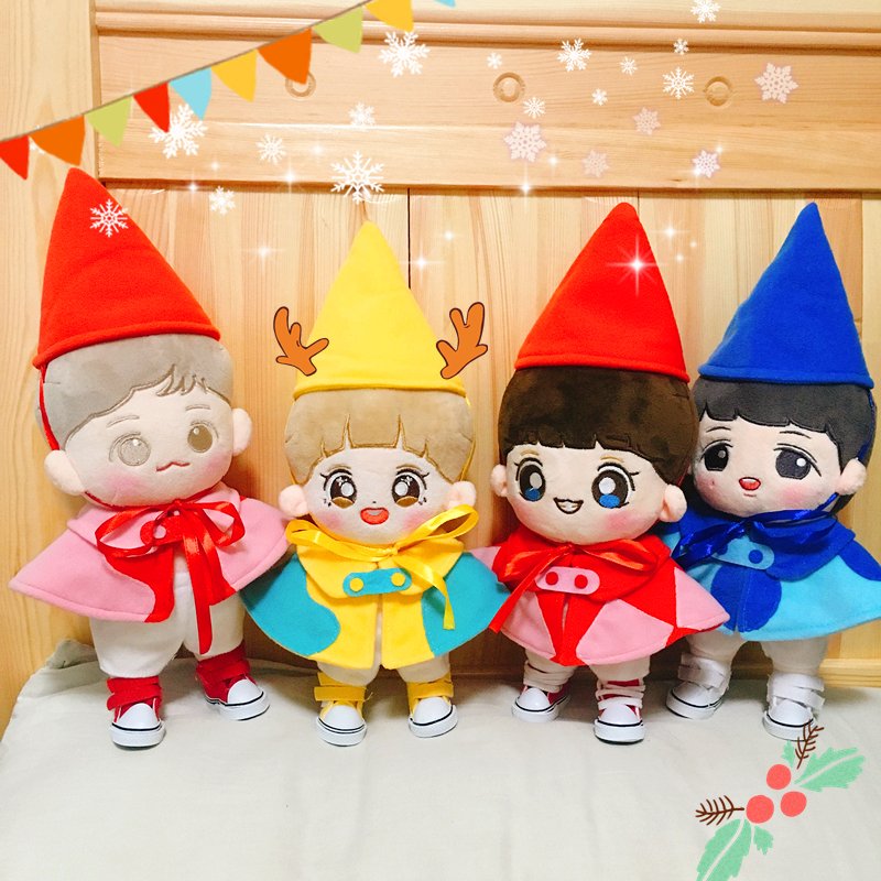 Spot emergency--exo music genie costume concert same dress 20cm doll clothes baby clothes exo