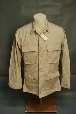 (New American public hair old stock) sand-colored BDU shirt