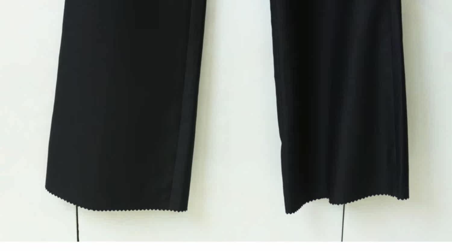 Тонкие шерстяные штаны, повседневные брюки, свободный прямой крой 