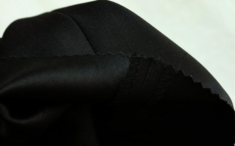 Демисезонные шерстяные черные штаны, свободный прямой крой 