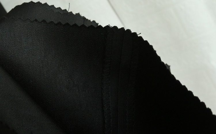 Демисезонные шерстяные черные штаны, свободный прямой крой 