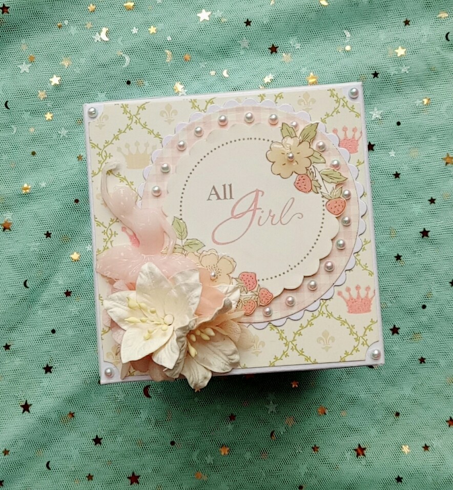 Ear original handmade - - - - - - - Pink-Baby explosion box