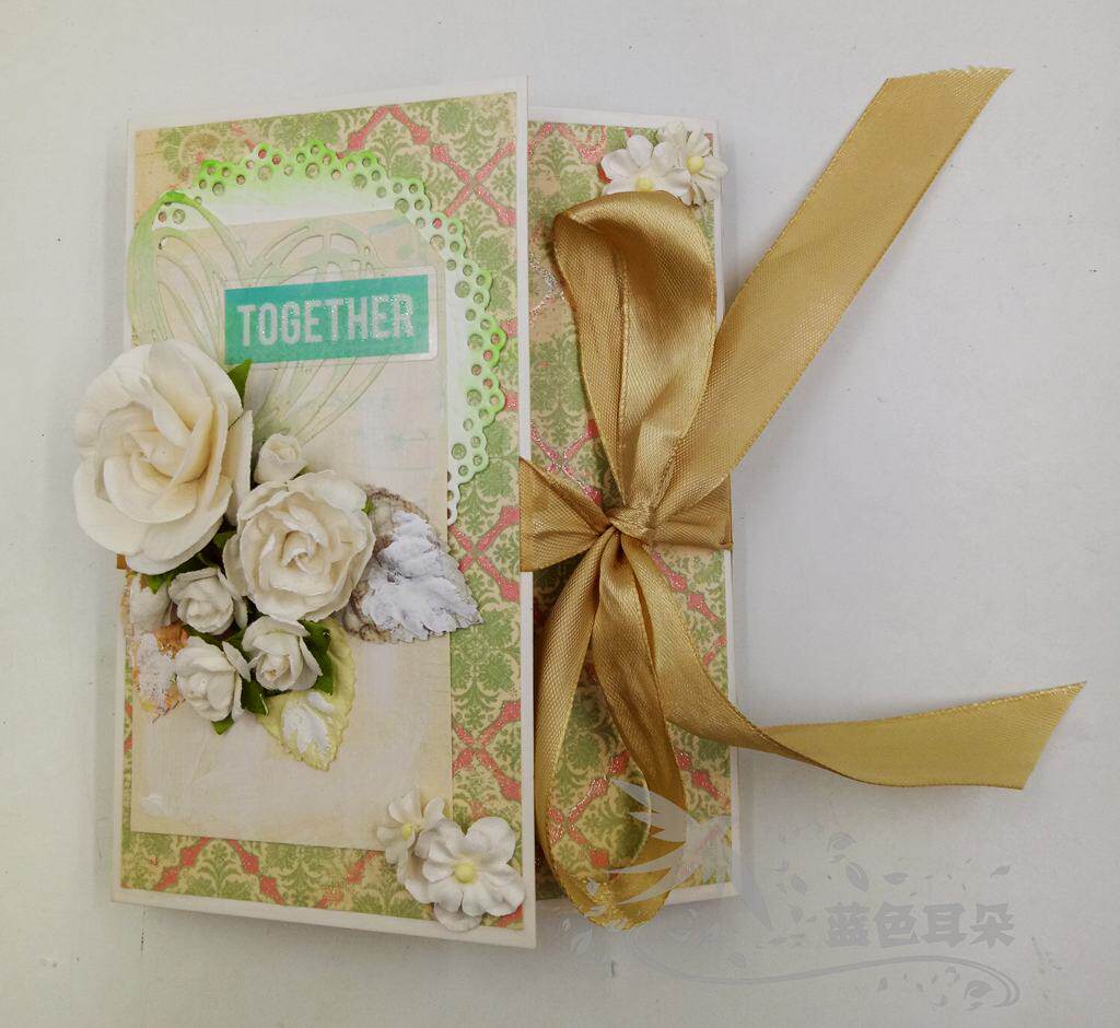 Original handmade photo album------Small fresh happy birthday to create a unique (full 1000 yuan has been sent)