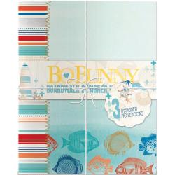 18042021 BO BUNNY notepad 6 75 * 8 25-inch set with three copies of 32 sheets