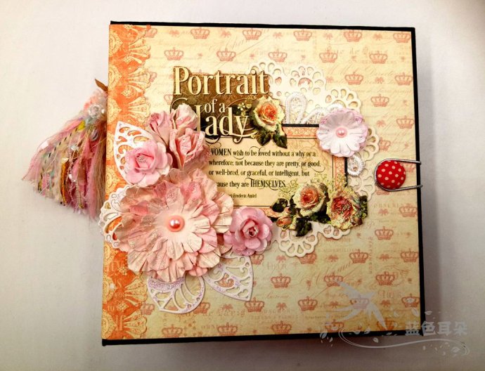 Original photo album for sale-----G45 Lady's portrait 6-inch photo album is out