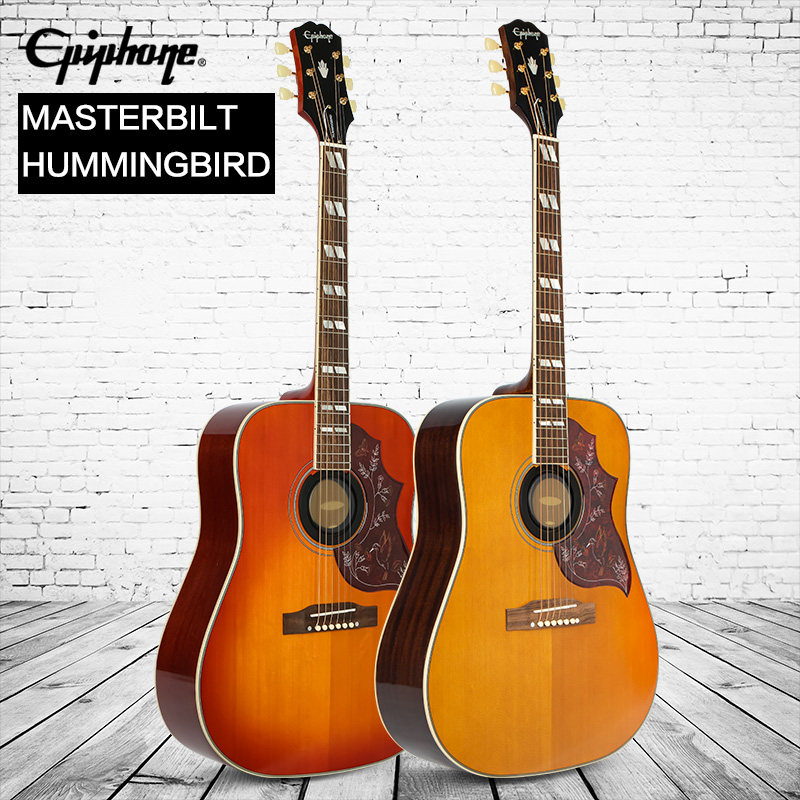 Epiphone Masterbilt Hummingbird Hummingbird Folk Songs Wood Guitar Full Veneer Electric Box Guitar