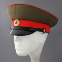 North Korean military uniforms and military fans custom-made Korean Peoples Army military parade big-brimmed hats that are not worn by real people from the Imperial Arsenal