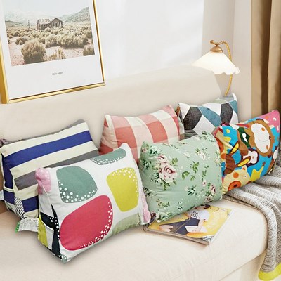 苏迪卧室床头软包榻榻米三角抱枕靠垫