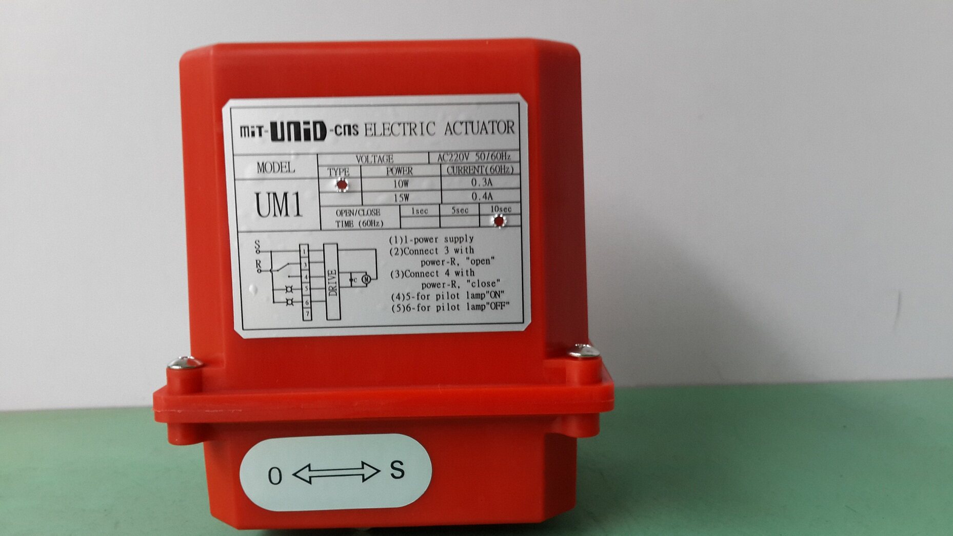 Original Taiwan Dingji electric actuator UNID electric actuator UM-1