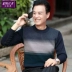 Áo len mùa thu cho nam trung niên quần áo đan len đáy quần áo trung niên nam quần áo nam mùa thu - Hàng dệt kim Hàng dệt kim