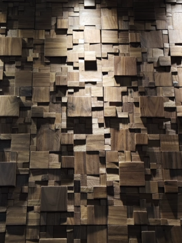 Маленький деревянный блок из черного ореха, трехмерная мозаика из цельного дерева, фон для гостиной, украшение на стену, вход, бревенчатая обшивка