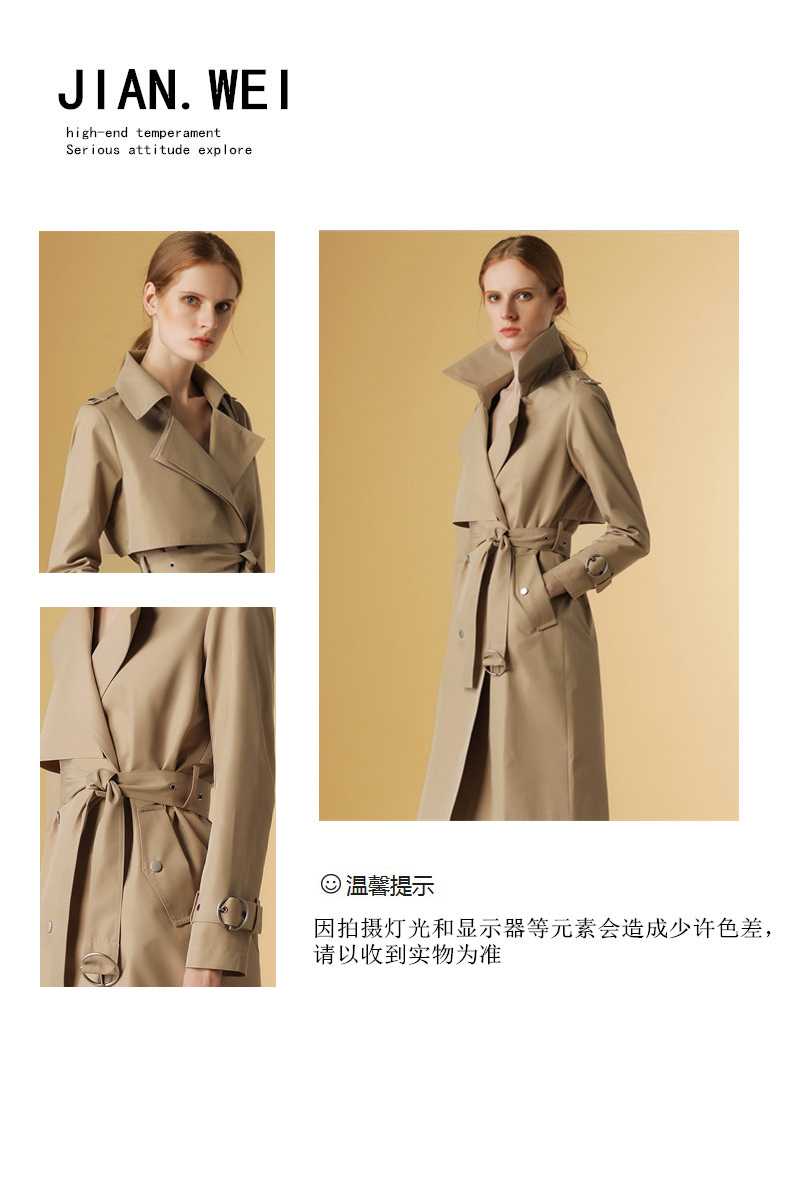 Trench pour femme en Coton - Ref 3227437 Image 8