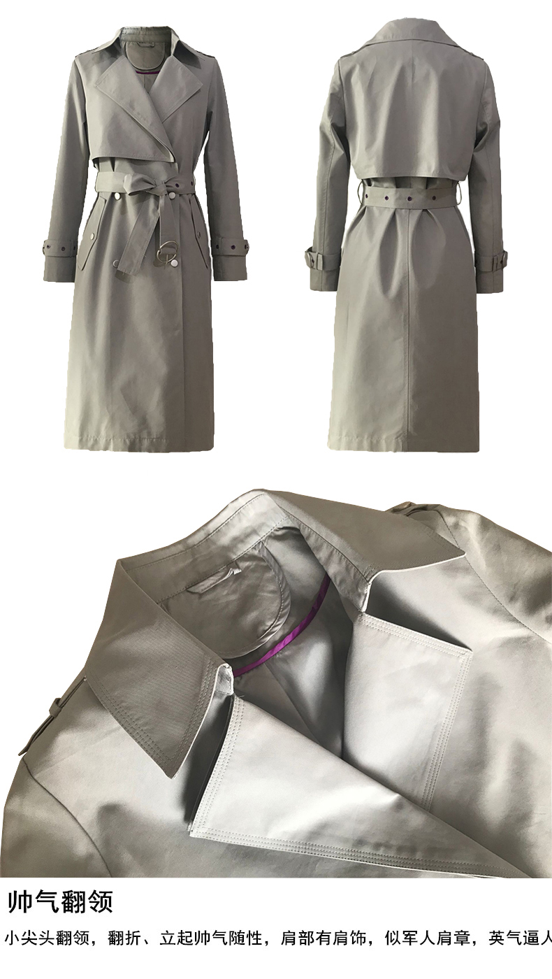 Trench pour femme en Coton - Ref 3227437 Image 23