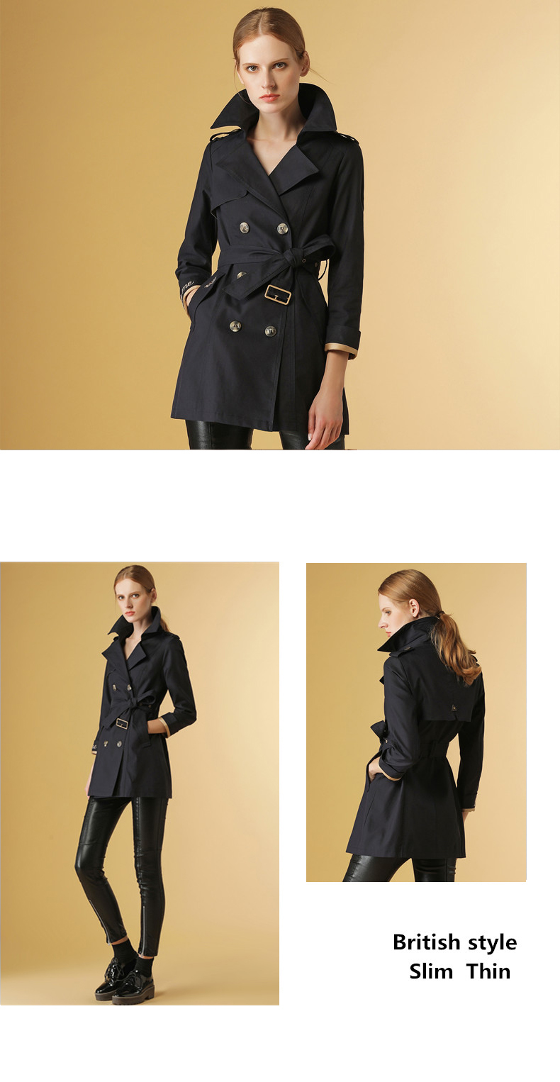 Trench pour femme en Coton - Ref 3226508 Image 23