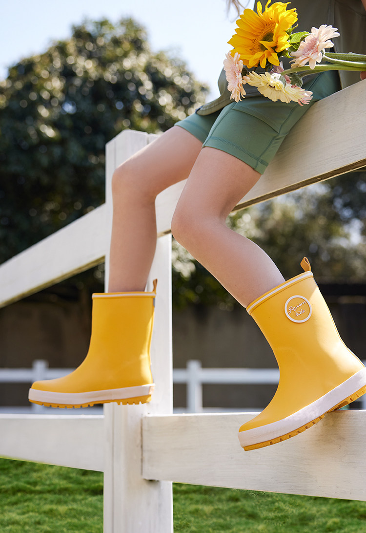Joycorn plus Rain Boots Baby Rain Boots Waterproof Boys' and Girls' Rubber Shoes Children's Non-Slip Water Shoes Outdoor — 5