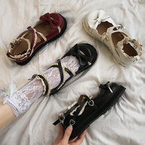 Melulu lolita shoes lolita soft girl shoes women Spring and Autumn Winter British cute Japanese jk uniform shoes