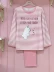 Giấc mơ làm đẹp mùa xuân và mùa thu vài bộ đồ ngủ dài tay đích thực cotton cổ tròn đồ bộ thun Cặp đôi