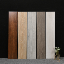  Wood grain brick imitation solid wood tile 150x800 Nordic modern simple non-slip bedroom balcony floor tile