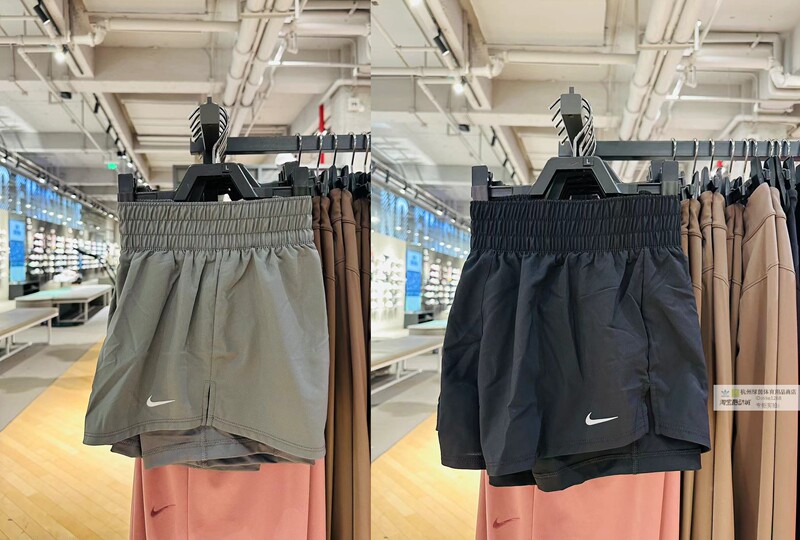 Authentic Nike Fitness Running Shorts 2024 Summer Women's Training Sports Pants Dx6013-010-068