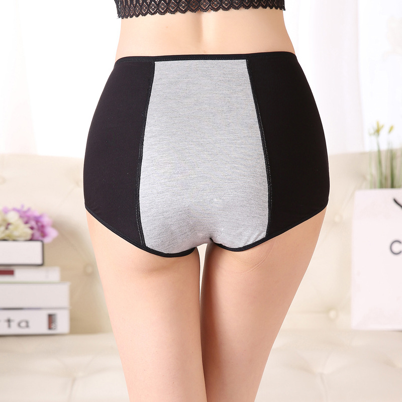 3 quý cô của quần sinh lý có thể mặc quần dài 220 pounds eo lớn kích thước cực lớn quần bằng sợi tre kinh nguyệt không thấm nước quần chip nam