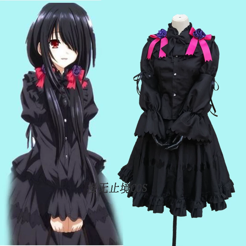Двумерная аниме-одежда COS одежда Date Date Date A Live