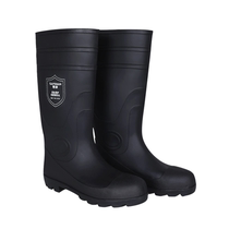 SAFEMAN Junyu G-XF-03 anti-smash and anti-puncture fire and chemical resistant boots (double steel boots)