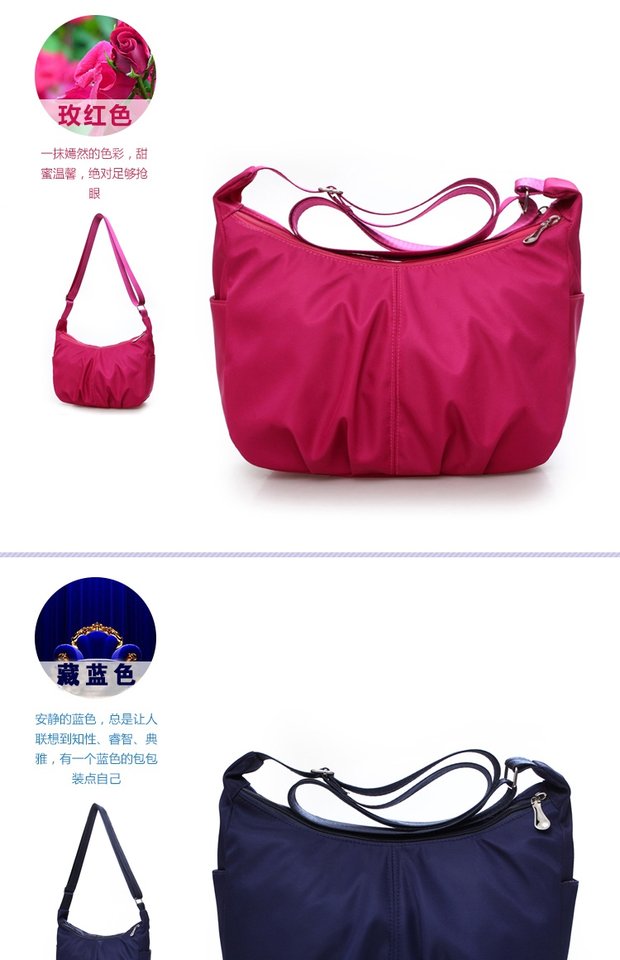 Túi xách nữ giản dị 2017 mới nylon túi vải nhỏ chéo vải bố trung niên túi đeo vai Messenger túi túi coach nữ