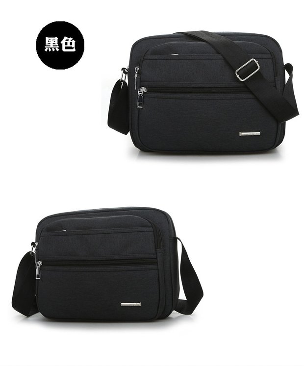 Ba lô trung niên trở lên dung lượng lớn nhiều lớp chống thấm nước Oxford vải vai Messenger túi vải túi du lịch giải trí túi nam túi elly