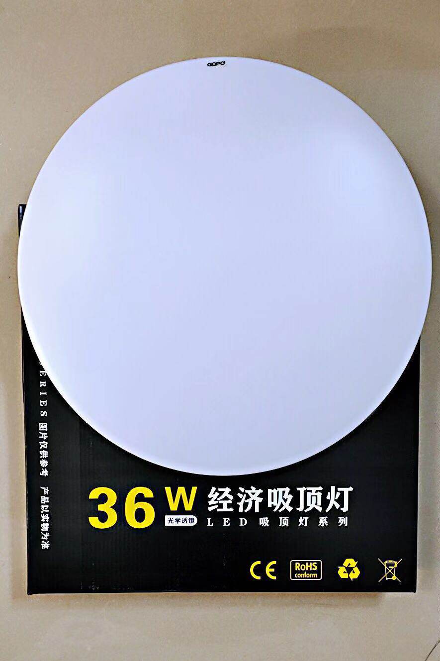 GOPO in-powerful lighting led suction light light light thin round bedroom light full white aisle balcony modern eye protection light 