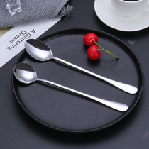 European-style stainless steel long handle stirring rod coffee small spoon creative ice spoon stirring spoon mixing stick honey seasoning spoon