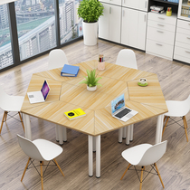 Multifunctional Conference Table And Chairs Psychological Counseling Classroom Students Table Talks Coaching Table Art Training Calligraphy Courtable Table And Chairs