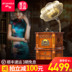 đầu đĩa than bluetooth Sansui phong cảnh V9 máy ghi âm retro máy ghi âm retro cổ máy nghe nhạc châu Âu - Máy hát mâm đĩa than audio technica Máy hát