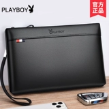 Playboy, вместительный и большой бумажник, маленькая сумка клатч, сумка с петлей на руку, из натуральной кожи