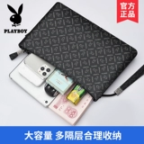 Playboy, мужская сумка с петлей на руку, элитная маленькая сумка клатч, кошелек