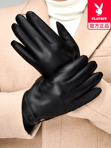 Playboy, мужские зимние удерживающие тепло перчатки, увеличенная толщина