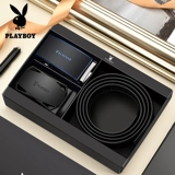 Playboy, мужской автоматический ремень, трендовая высококлассная кожаная подарочная коробка для отдыха, штаны, из натуральной кожи