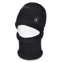 Флисовый черный комплект, стиль