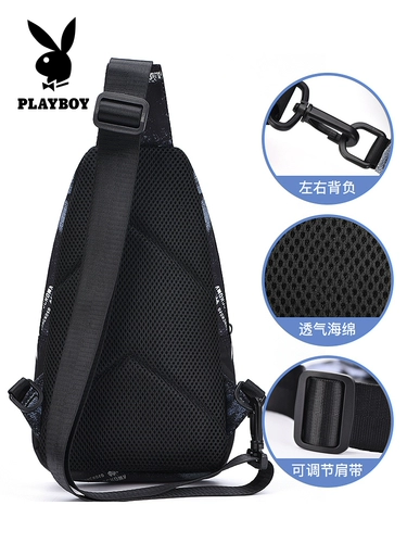 Playboy, нагрудная сумка, сумка через плечо, рюкзак, элитная сумка на одно плечо, ткань оксфорд